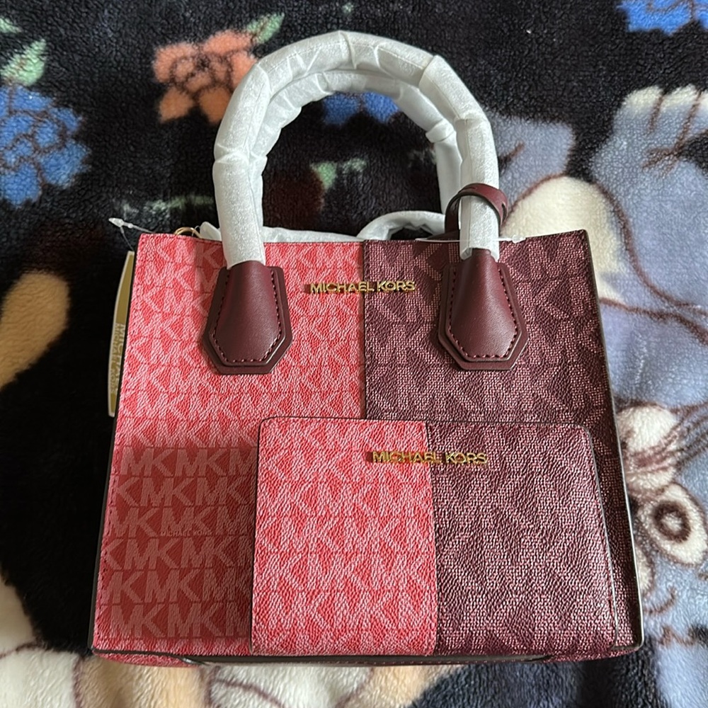 Michael Mercer Medium  Colorblock Satchel